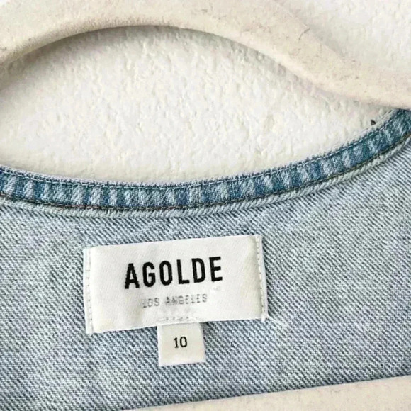 NEW Agolde 70's Jumpsuit Overalls in Westward Blue - Picture 7 of 13